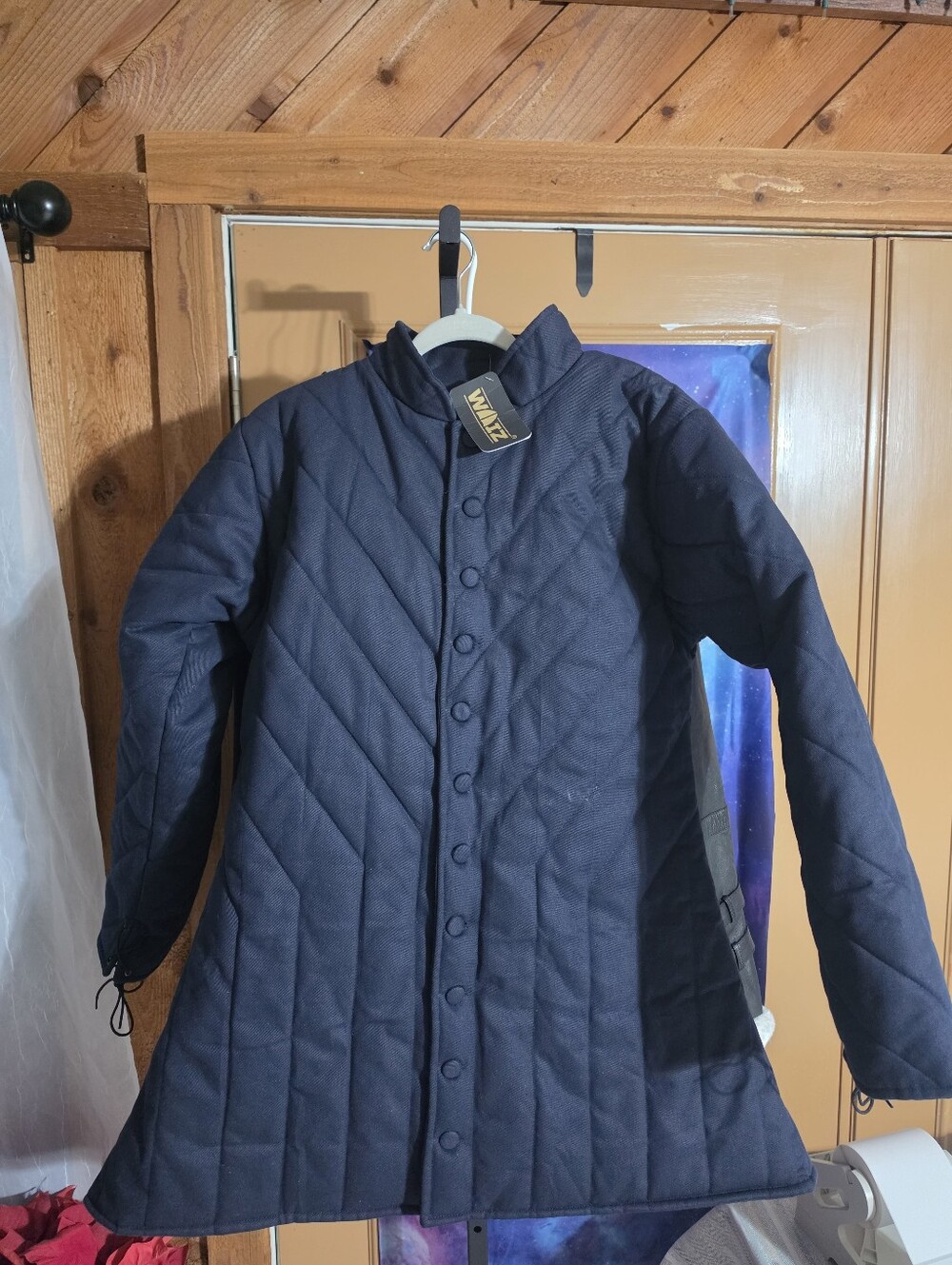 NWT Women's Waiz Quilted Jacket. Size M. Navy